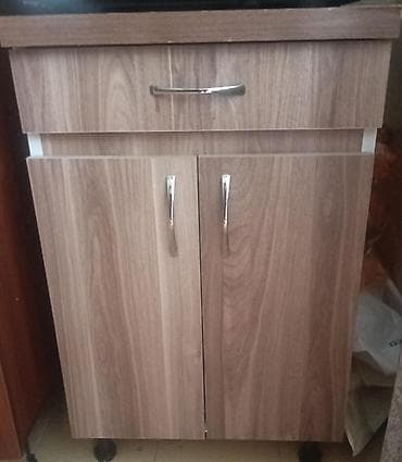 kamp stulu: Mətbəx üçün modul şkaf dəsti - Material: ağac naxışlı laminat/LDSP — 1