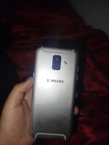 samsung note 1: Samsung Galaxy A6, 32 GB, rəng - Qızılı, Barmaq izi, İki sim kartlı, Face ID — 2