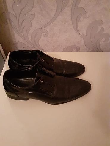 ayaqqab: Gencede satilir lakli klassik qara ayaqabi Turkiye istehsalidir baha — 3