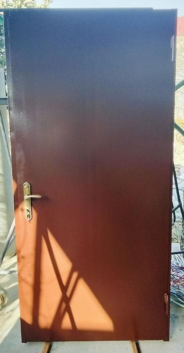 Mənzil üçün İşlənmiş Giriş qapısı 100x210 sm Zamok ilə, Zəmanətsiz, Ödənişli quraşdırma, Ünvandan götürmə, Ödənişli çatdırılma — 7