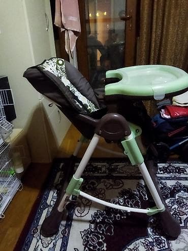 Uşaq geyimi və ayaqqabıları: Usaq yemek ustolu əla vəziyətdə təmiz 1 ay islənib təcili satilir — 7