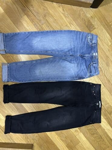 подарки на день рождения: Zara Brend Usaq şalvarı daxildir. 11/12 152sm Bir şalvar açıq mavi — 1