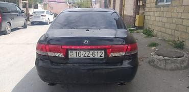 Hyundai Grandeur (Azera) sedan - Kuzov: qara rəng, 4 qapı, geniş — 9