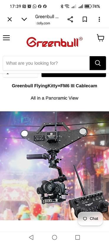 Elektronika: Greenbull FM6 III Cablecam Sistemi – 6 kq daşıma gücü Peşəkar havadan — 3