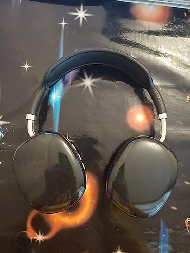 bluetooth наушники p: Bluetooth over-ear qulaqlıq - Rəng: qara, parlaq xarici kasalar - — 2