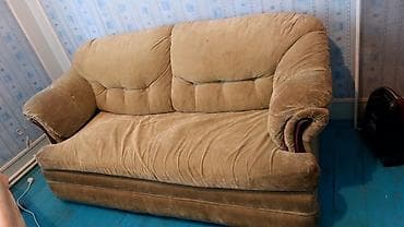 divan krislo: İşlənmiş, Divan, Divan, 2 kreslo, Bazasız, Açılan — 4