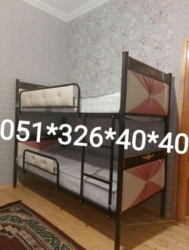 tek çarpayı: Oğlan və qız üçün, Yeni, Çarpayı, Matras ilə, Siyirməsiz — 30