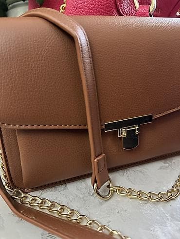 Наручные часы: Heç istifade olunmayib ! Qadın çiyin/çapraz çanta - Rəng: karamell — 2