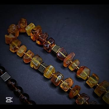 dini hediyyeler: Təbii kəhrəbadan təsbeh kolleksiyası qiymətlər 200_250azn - Material — 2