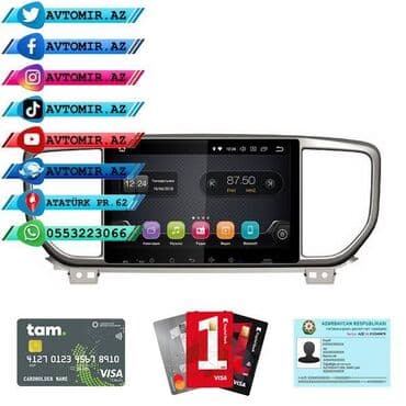 manitor android: Kia sportage 2018 android monitor 🚙🚒 ünvana və bölgələrə ödənişli — 1
