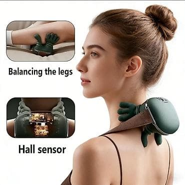 Boyu- boğaz masaj aparatı.Çiyin və boyun üçün daşımalı mini masaj