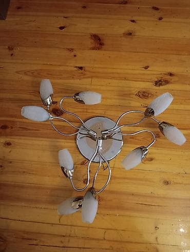 8 ultra: Çılçıraq, 8 lampa, Metal — 2