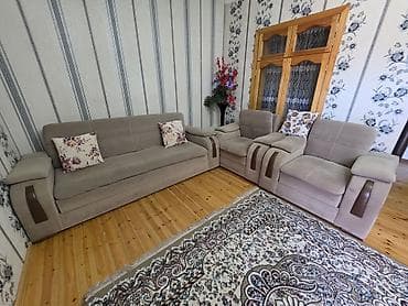 İşlənmiş, Klassik divan, 2 kreslo
