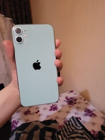 Avtoelektronika: IPhone 11, 64 GB, Yaşıl, Face ID — 8