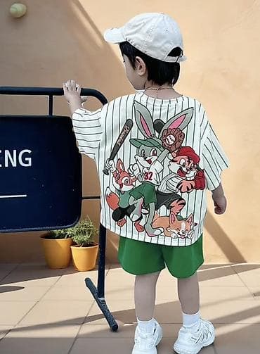 oğlan uşaqları üçün paltarlar: Uşaq dəsti, Oğlan üçün, 5 - 6 yaş — 2