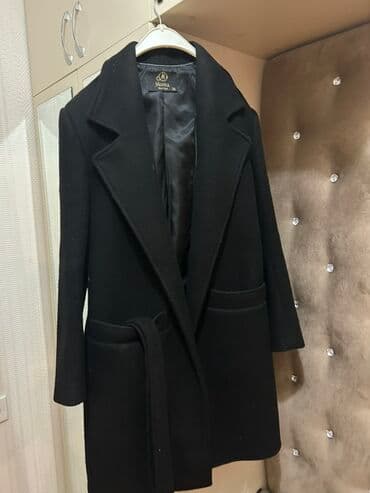 kaşmir palto: Palto, M, rəng - Qara — 1