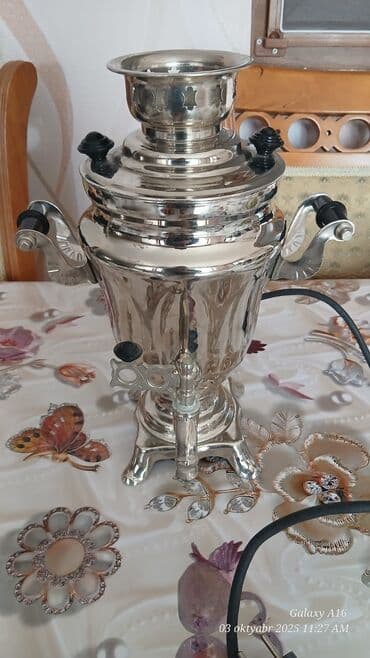 ikinci el samovar: İşlənmiş Elektrik Samovar, 2 l, Ünvandan götürmə — 2