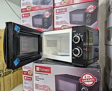 efba soba: Mikrodalğalı soba Silver, Ayrıca dayanan, Mikrodalğalar ilə, rəng - Qara, Yeni — 6