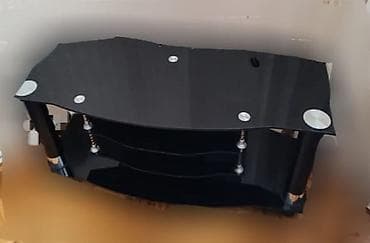 İşlənmiş, Düz TV altlığı, Polkalı, Şüşəli