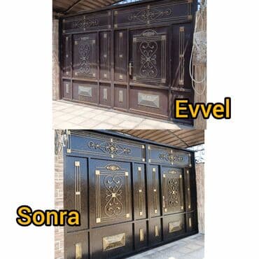 seyfi qapi: Köhnə qapıların bərpası xidməti təklif olunur. Bu xidmət sayəsində — 6