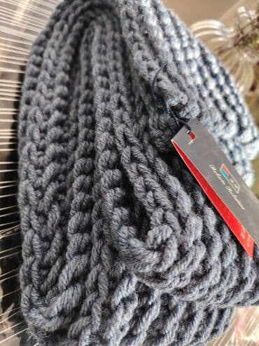 Kişi üçün şarf. Roberto. Boz mavi rəng, uzundur