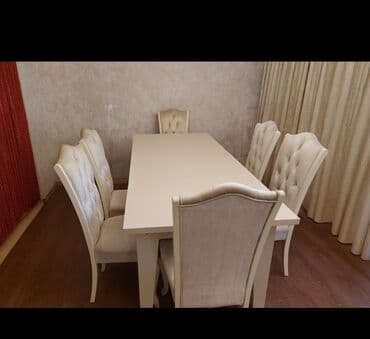 İşlənmiş, 6 stul