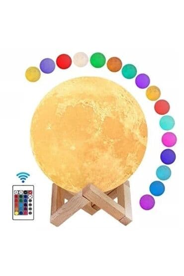 neon isiqlar satisi: Ay formalı dekor lampa🌕⚪️🟣🔵🔴🟠🟢 💥Qiymət : 19 AZN💥 Həm Pult ilə idarə — 3