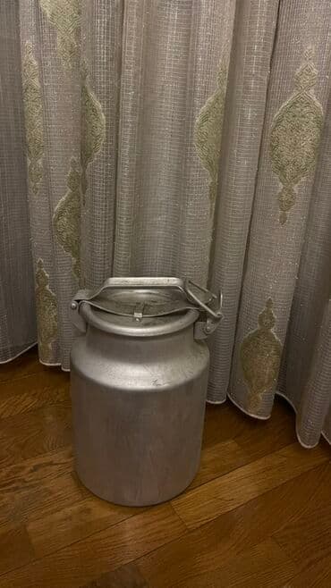 Qab-qacaq və mətbəx ləvazimatları: Alüminium süd bidonu - Material: yüngül və davamlı alüminium - Tutum — 2