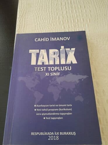 объявления отдам в хорошие руки: "Tarix" test topluları.Есть ещё разные учебники, тесты,атласы по всем — 2