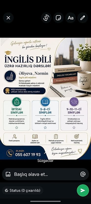 code academy qiymətlər: Xarici dil kursu, İngilis dili, Abituriyentlər üçün — 1