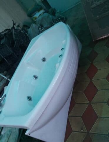 cakkuzi vanna: Hidromassajlı künc vanna eni 1.10 uz 1.90 - Forma: künc tipli — 1