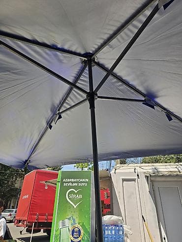 a4 kağız topdan satış: Mavi rəngli, böyük ölçülü açıq hava çətiri/sayaq tent. ölçü 2.5×2.5 — 5