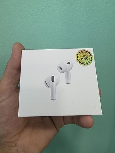 Airpods PRO 3 ANC funksiyalı simsiz qulaqlıq. Qutuda ağ rəngli lalafo.az -da Airpods PRO 3 ANC funksiyalı simsiz qulaqlıq. Qutuda ağ rəngli