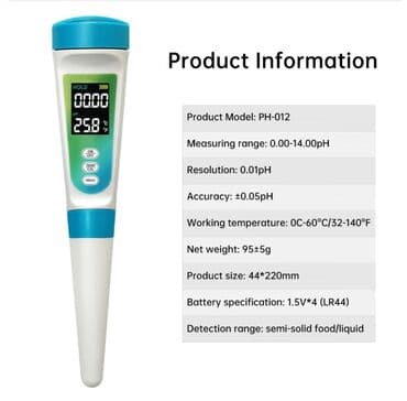 pendir dograyan: Multifunksional PH metr. Model: PH-012 - Geniş tətbiq sahəsi: xəmir — 4