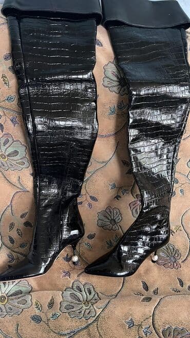 bot zara: Ölçü: 38, rəng - Qara, Yeni — 3