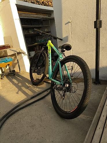 zigzag velosiped: ZIGZAG dağ velosipedi - Rəng: parlaq sarıdan mavi‑yaşıl tona keçid — 9