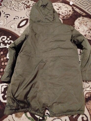 утепленные спортивные костюмы: Мужское пальто, цвет - Зеленый — 3