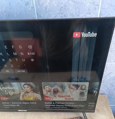 video registor: Hisense 32A4BG Smart TV sekilda gorunur biraz yungul xet var oda yoxa — 5