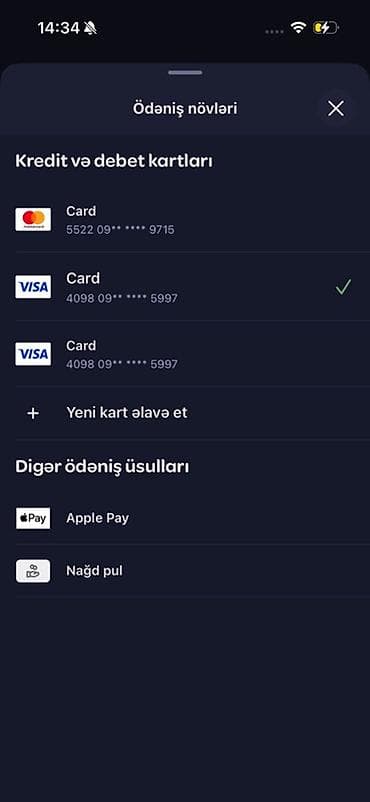 duyu: Xidmət: Mobil tətbiq vasitəsilə yemək sifarişi və çatdırılması — 3