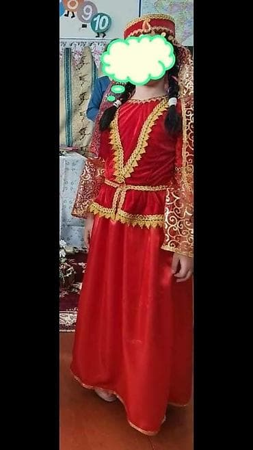 son model donlar: Milli kostyum, Qız üçün, 9 - 10 yaş, Yeni — 1