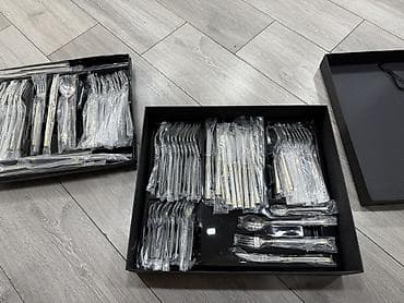 sufre: KARACA Premium Çatal-Bıçaq-Qaşıq Dəsti – 12 nəfərlik yeni qutuda 600 — 4