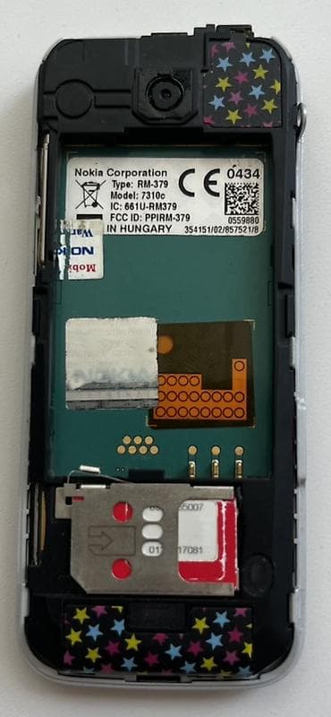 nokia arte 8800: Nokia rəng - Qara, Düyməli — 7
