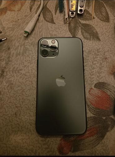 samsung tab 7: IPhone 11 Pro, 64 GB, Matte Midnight Green, Zəmanət, Face ID — 1