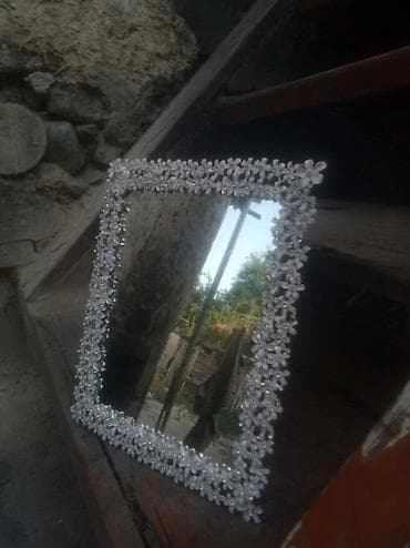 Güzgülər: Güzgü Divar üçün, Kvadrat, Dekorativ, Çərçivə ilə — 1