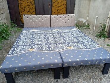 ремонт мебели на дому: Təzə çarpayılar 1 nəfərlik çarpayılar 60manat. 2 nəfərlik taxt — 13