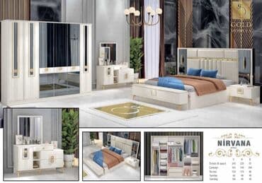 masallı mebel magazalari: İkinəfərlik çarpayı, Dolab, Termo, 2 tumba, Yeni — 1