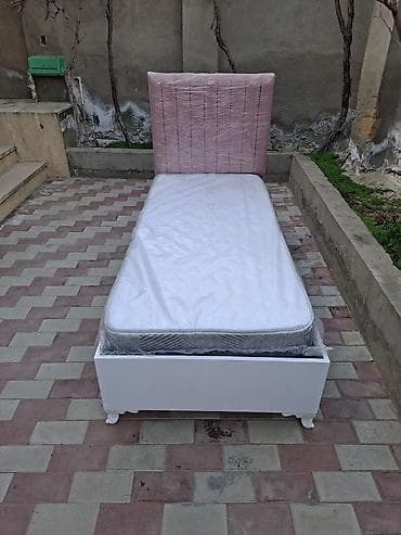 Çarpayılar: Yeni, Təknəfərlik çarpayı, Bazalı, Matras ilə, Siyirməsiz, Azərbaycan — 1