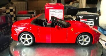 metbex tavan modelleri: Коллекционная модель Ferrari California T Open Red 2014 BBurago Scale — 18