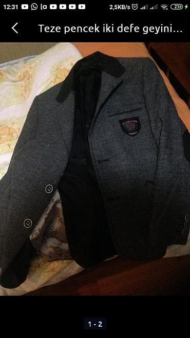 Yaz üçün pencək.10_ 12 yaş toya geyinilib daha da istifade olunmayıb