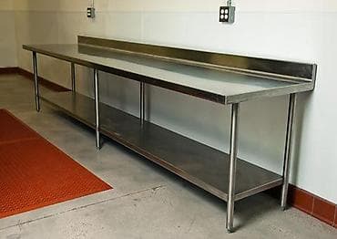 Paslanmayan poladdan iş masaları - Material: AISI paslanmayan polad — 3